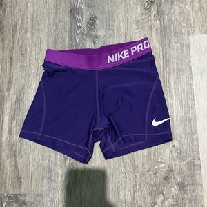 Extra small purple nike spandex